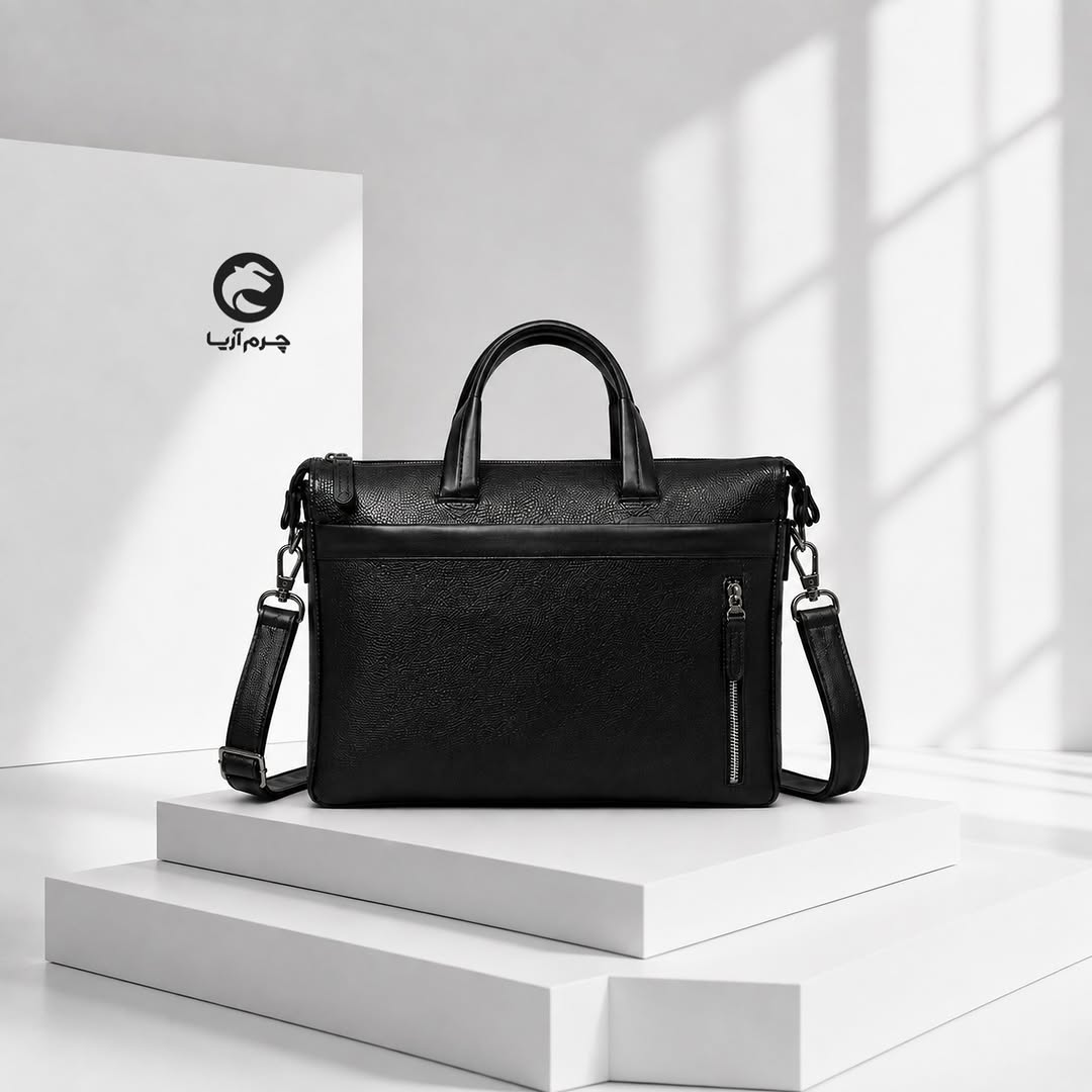 کیف دیپلمات مردانه چرم طبیعی
