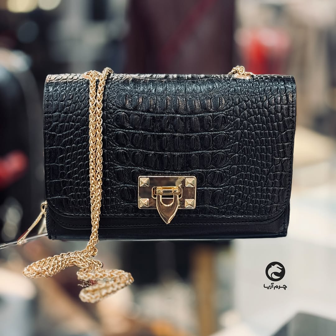کیف مجلسی چرم طبیعی زنانه